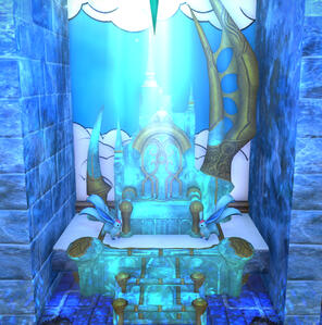 Icy Carbuncle Snow Throne